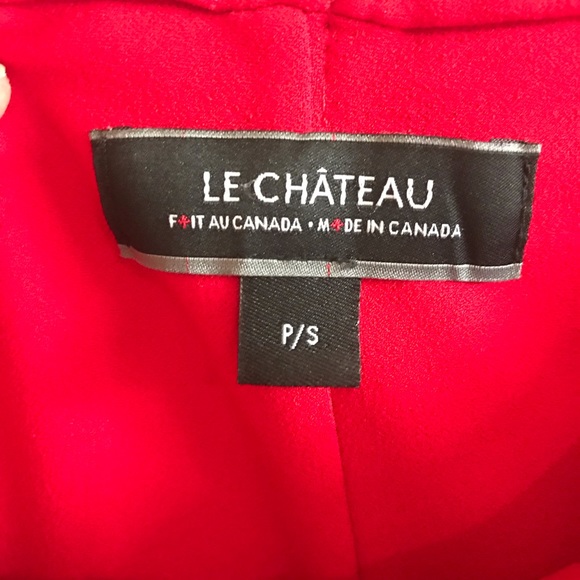 Sexy red Le Chateau pencil skirt - Picture 3 of 5
